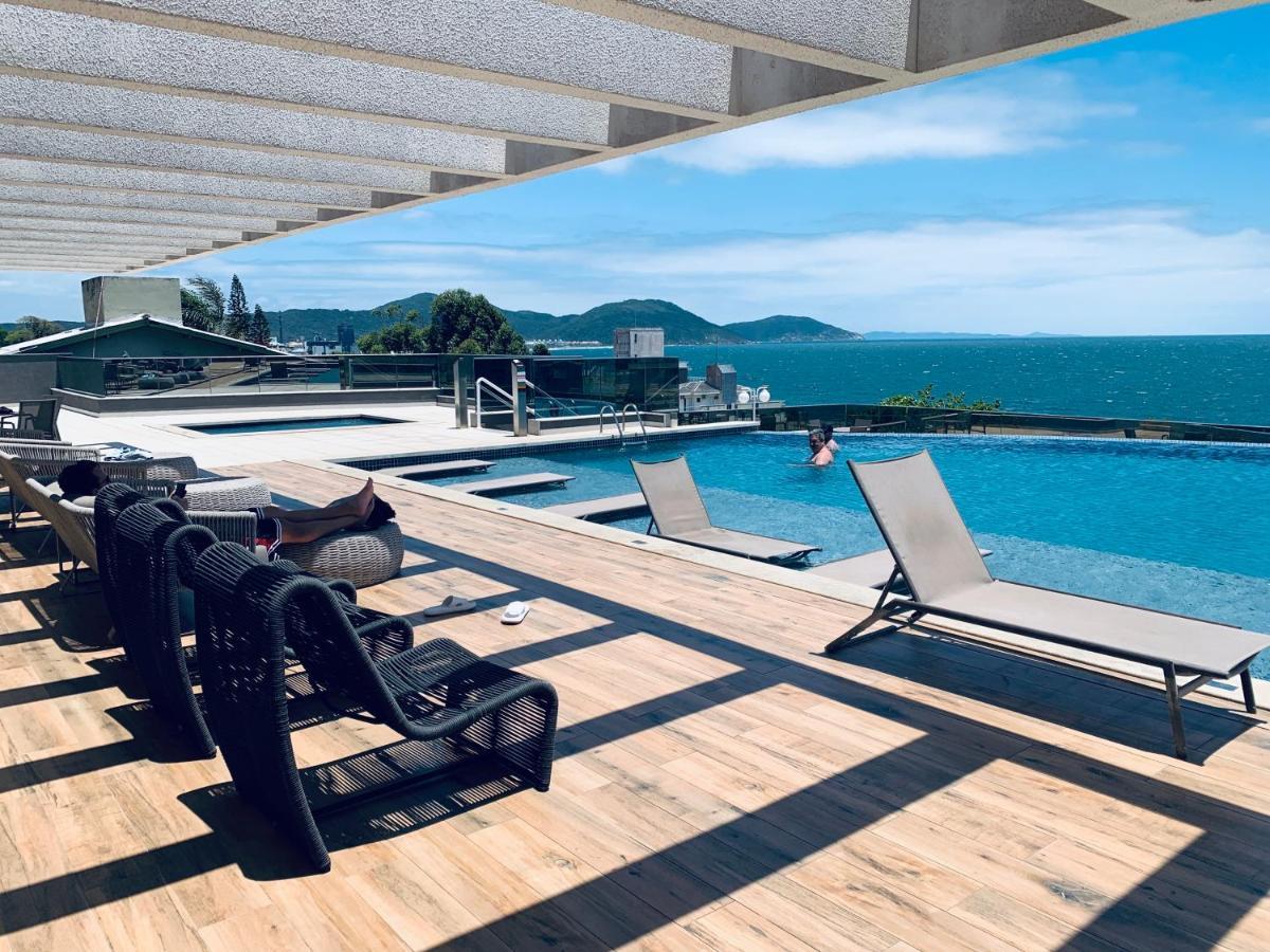 Bela Cobertura Com Vista Para O Mar Florianópolis Exteriör bild