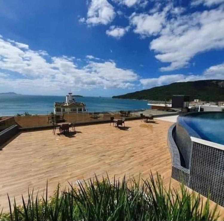 Bela Cobertura Com Vista Para O Mar Florianópolis Exteriör bild